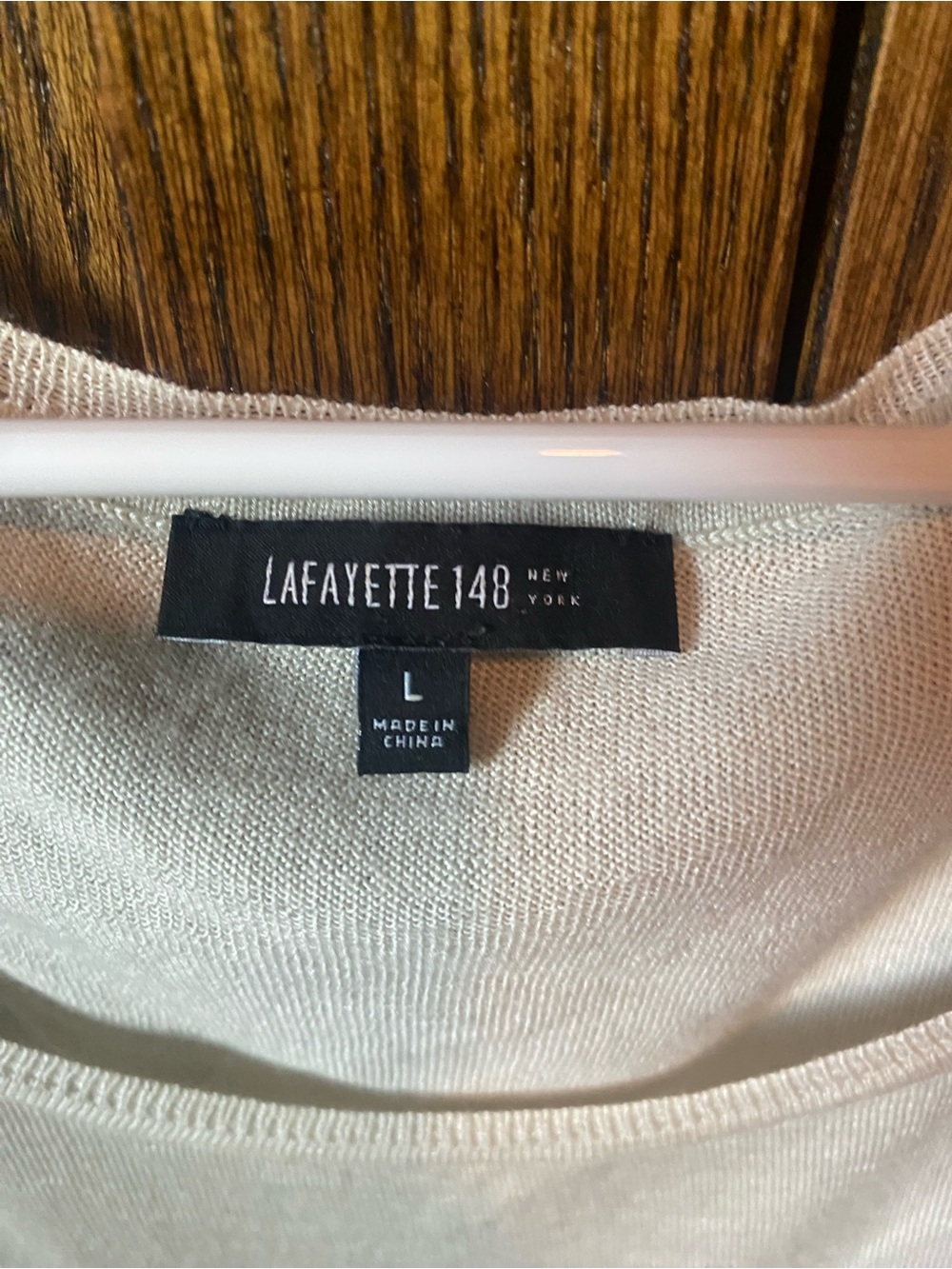 Lafayette 148 New York beige tank top - Picture 4 of 6